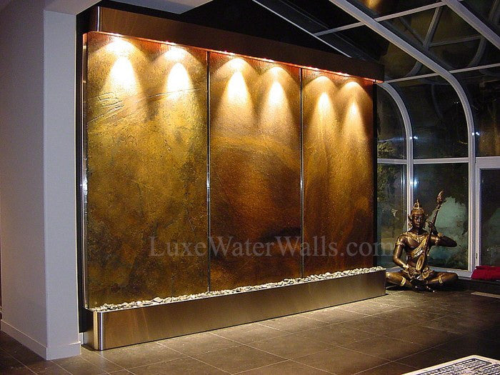 large wall water fountain